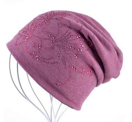 Dameshoed met bloemen J2320