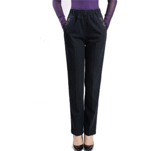 Damesjeans met elastische taille