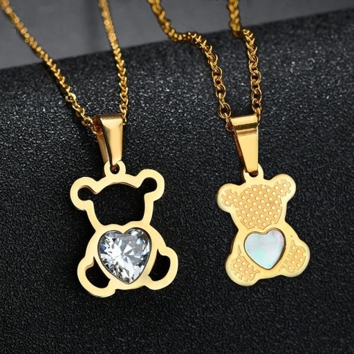 Damesketting met beer
