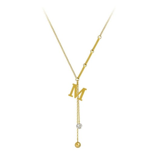 Damesketting met de letter M