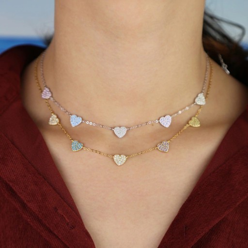 Damesketting met hartjes