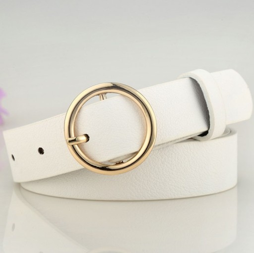 Damesriem met gouden gesp J3127