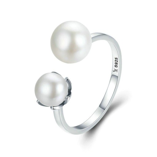 Damesring met parels D1792