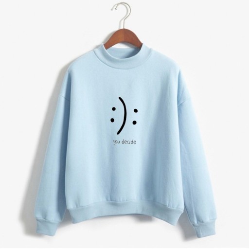 Damessweater met smileygezicht
