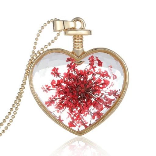 Damhalsband med blomma C1006