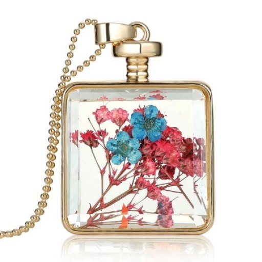 Damhalsband med blomma C1006