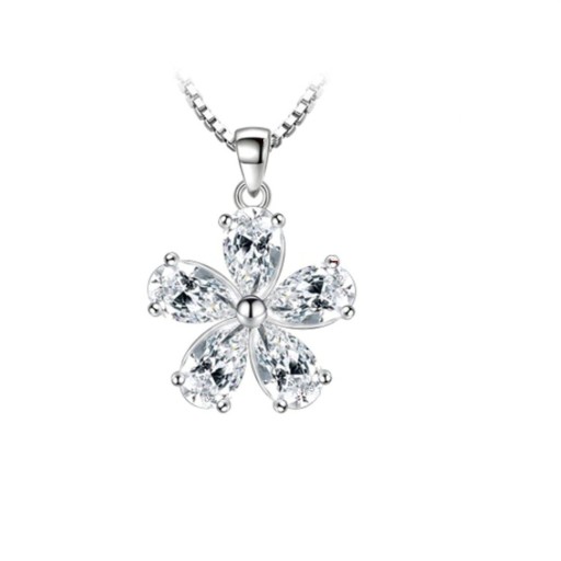 Damhalsband med blomma D451