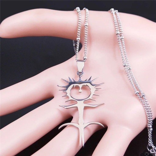 Damhalsband med hänge D154