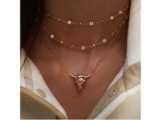 Damhalsband med hängen G804