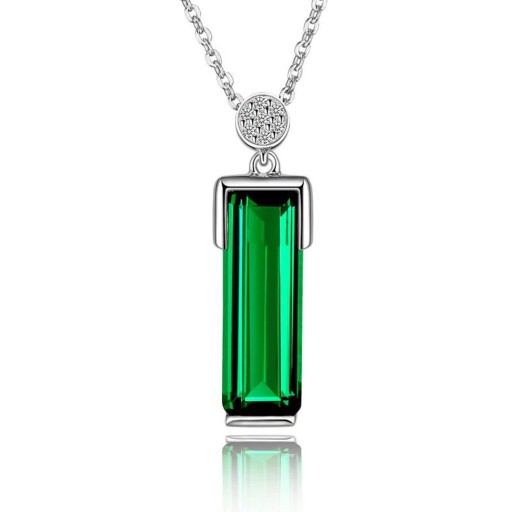 Damhalsband med smaragd G551