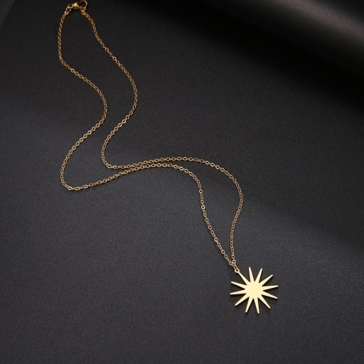 Damhalsband med sol D376