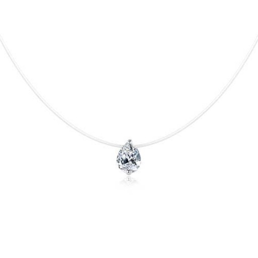Damhalsband med sten G633