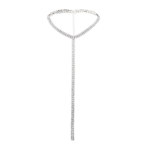 Damhalsband med stenar G831