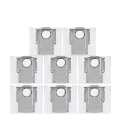 Damm-påsar för robotdammsugare 10 st 218 x 120 mm flerlagers ersättningsfilterpåsar för Roborock Q Revo MaxV Q Revo S och Q Revo Pro