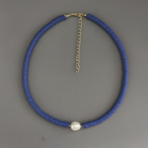 Dampärlhalsband med pärla G822