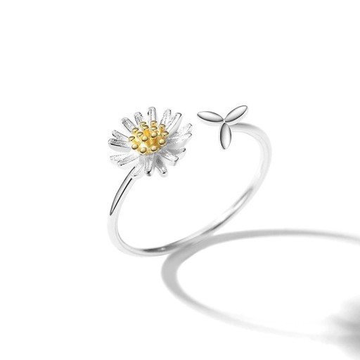 Damring med blomma D2580