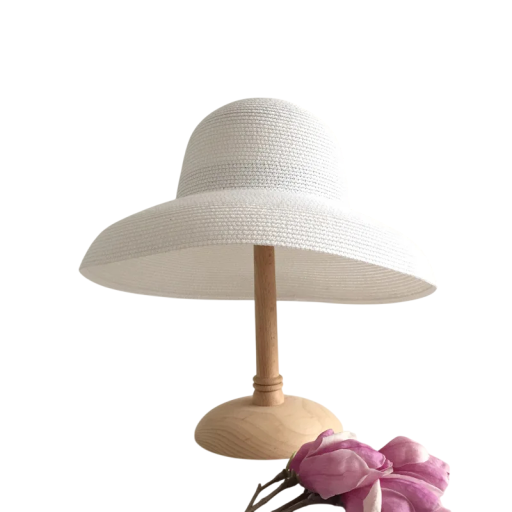 Damsk straw hat 56–58 cm Straw Summer lightweight sun hat Elegant beach accessory for vacation