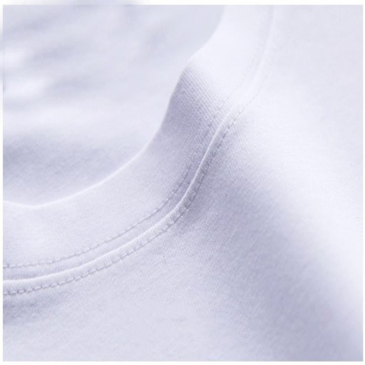 Damska biała koszulka z nadrukiem jeża A1319