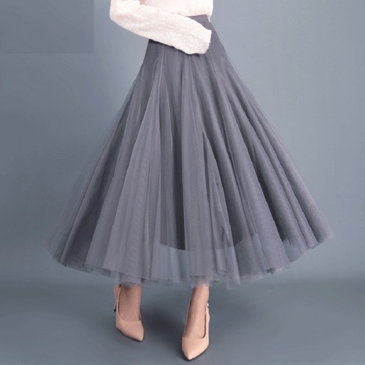 Dámská dlouhá tylová sukně A1011