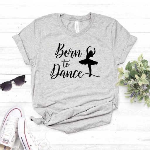 Damska koszulka z motywem tanecznym