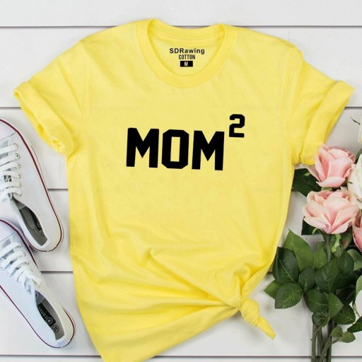 Damska koszulka z nadrukiem Mom