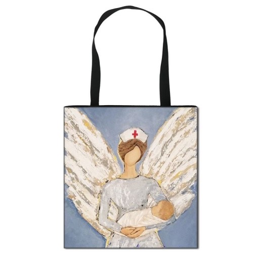 Damska płócienna torba pielęgniarka