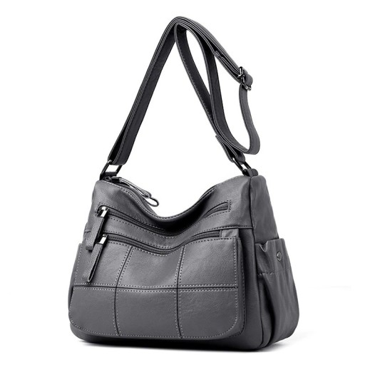 Damska skórzana torebka crossbody M711
