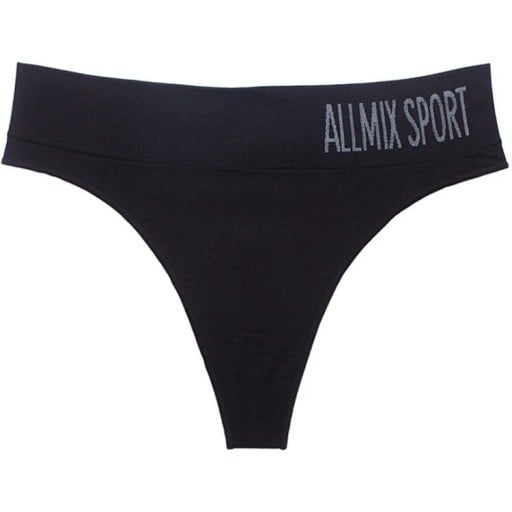 Dámská sportovní tanga s nápisem v širokém pase elastické s minimálním zadním dílem sexy spodní prádlo na každodenní nošení