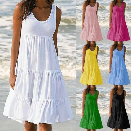 Damska sukienka plażowa P943