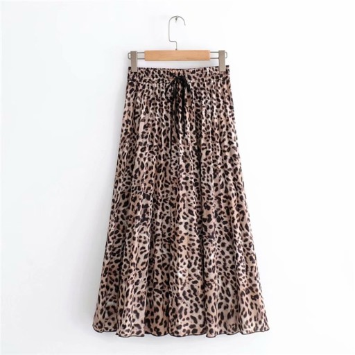 Dámska sukňa s leopardím vzorom G31