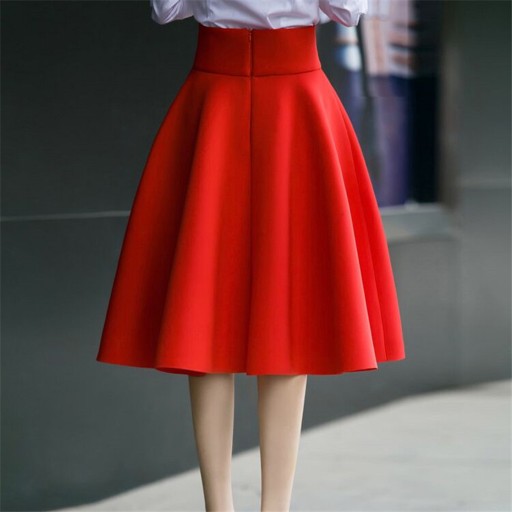 Dámska sukňa s vysokým pásom A982