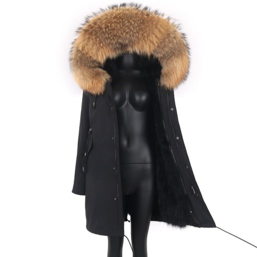 Dámská zimní bunda s kožíškem P1729