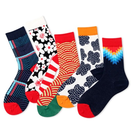 Dámské barevné ponožky