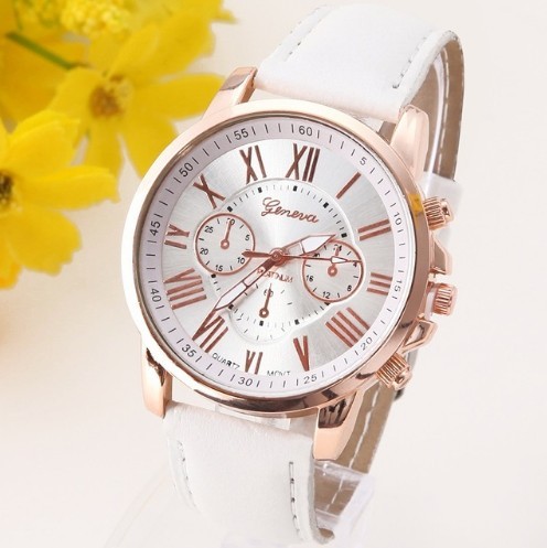 Dámské hodinky v jedinečném designu - Bílé