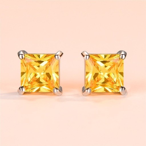 Dámske kôstkové náušnice so zirkónmi G121