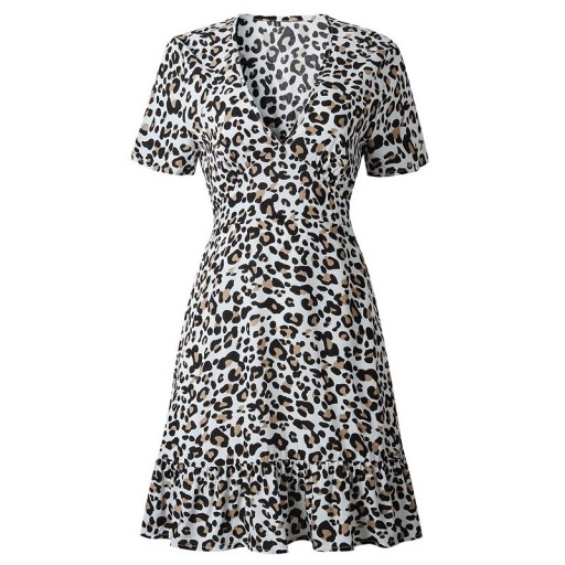 Dámské leopardí šaty P607