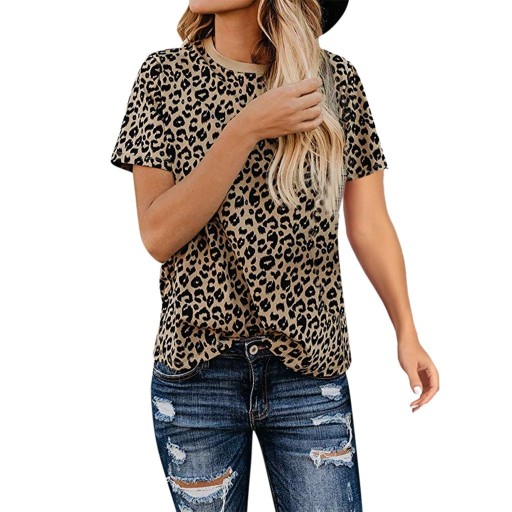 Dámské leopardí tričko