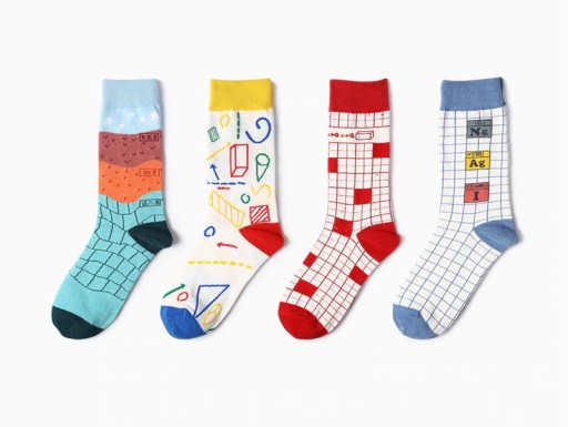 Dámské matematické ponožky