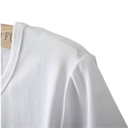 Dámske moderné tričko - Biele s čiernou mašľou