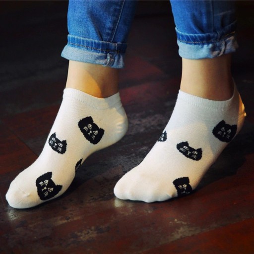Dámské ponožky s kočkami