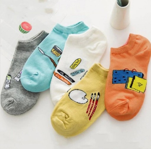 Dámské ponožky s obrázky