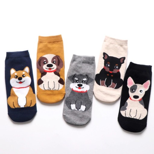 Dámske ponožky s psíkom