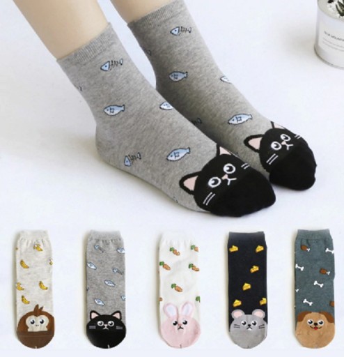 Dámske ponožky - Zvieratká