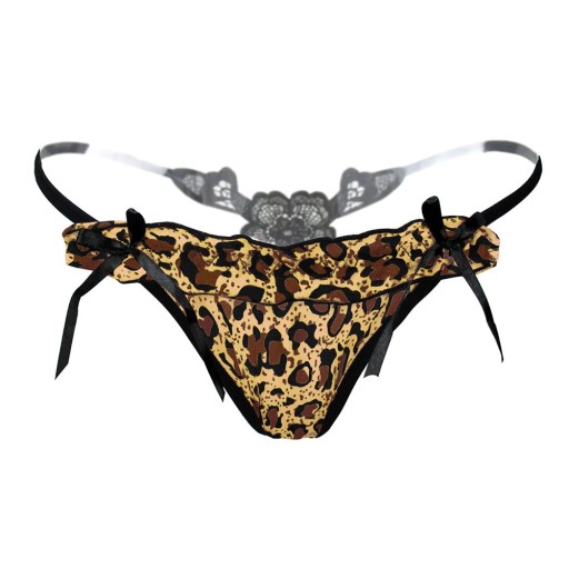 Dámske sexy leopardí tangá