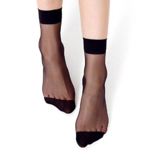 Dámske silonkové ponožky - 10 párov