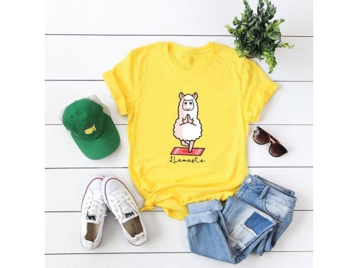 Dámské tričko s potiskem ovce B383