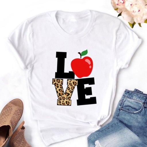 Dámske tričko s potlačou love B173