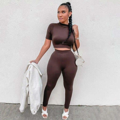 Damski top i legginsy B871