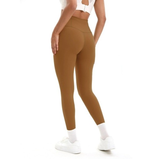 Damskie bezszwowe legginsy do jogi z wysokim stanem, elastyczne spodnie sportowe do ćwiczeń, legginsy fitness zapewniające swobodę ruchu i wygodę