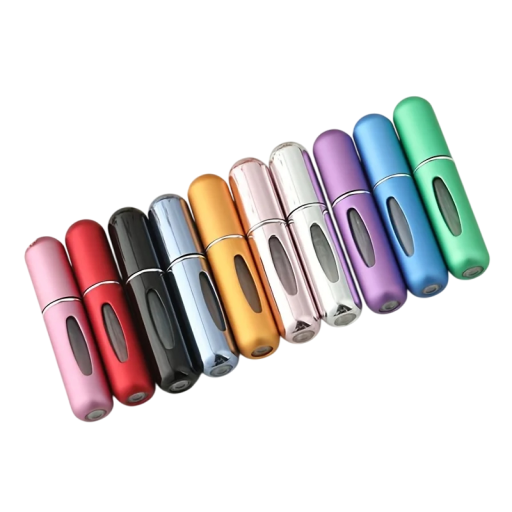 Damskie perfumy z możliwością ponownego napełnienia 5 ml 8x1,6 cm Atomizer podróżny z dozownikiem Przenośny mini pojemnik na perfumy Kompaktowy flakon